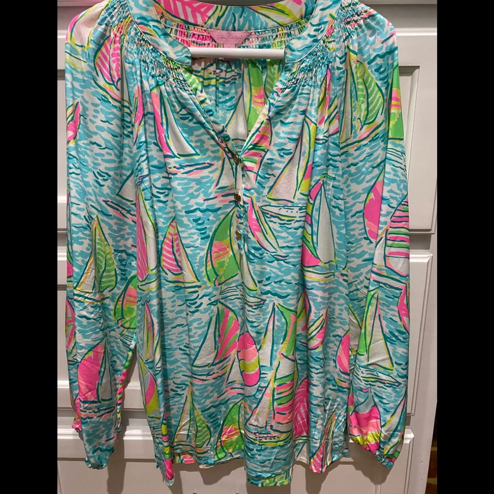 Lilly Pulitzer Worn once Elsa Top YGR Large